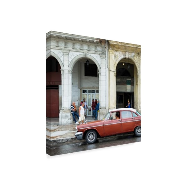 Philippe Hugonnard 'Havana Street Scene' Canvas Art,35x35